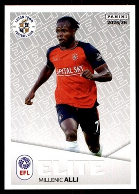 Panini EFL 2025-2026 Millenic Alli (Luton Town) Elites No. 249