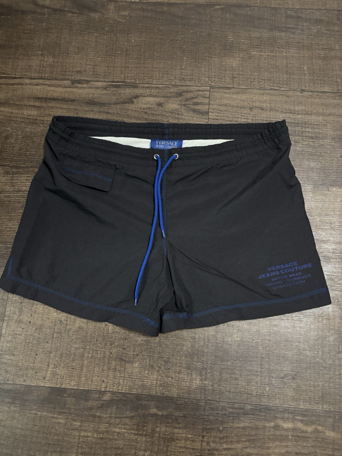VERSACE Jeans Couture VINTAGE Men’s Drawstring Swim Shorts Size 36