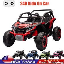 24V Ride on Toys for Big Kids w/Remote Control 4 Wheelers Bluetooth Music USA