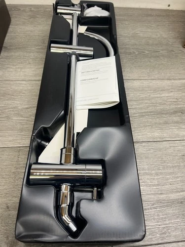 Signature Hardware SHSR7010CP Retrofit Shower with Slide Bar, Chrome - Picture 2 of 3