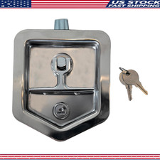 Folding T-Handle Latch L8816 Stainless Steel Lock Truck Tool Box, Trailer Tool B