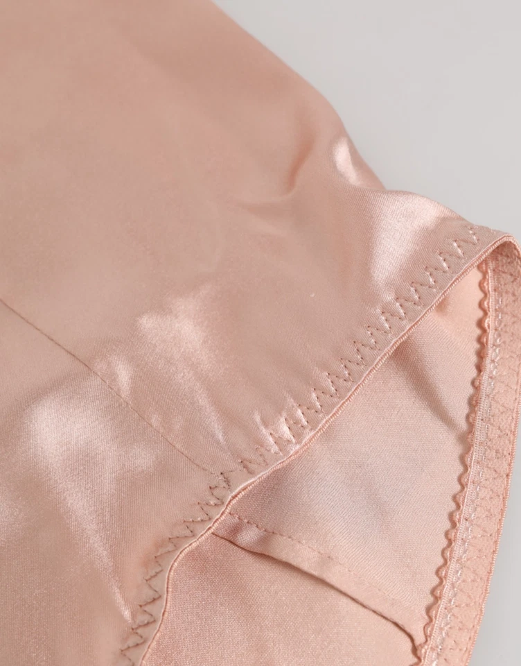 DOLCE & GABBANA Ropa Interior Rosa Acetato Cintura Alta Pantalones Cortos Panty IT40/US6/S 820usd Foto 2 de 4