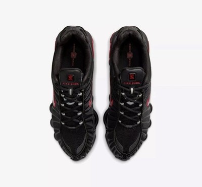 Nike Shox TL Shoes Black University Red Silver CN0151-003 Men's