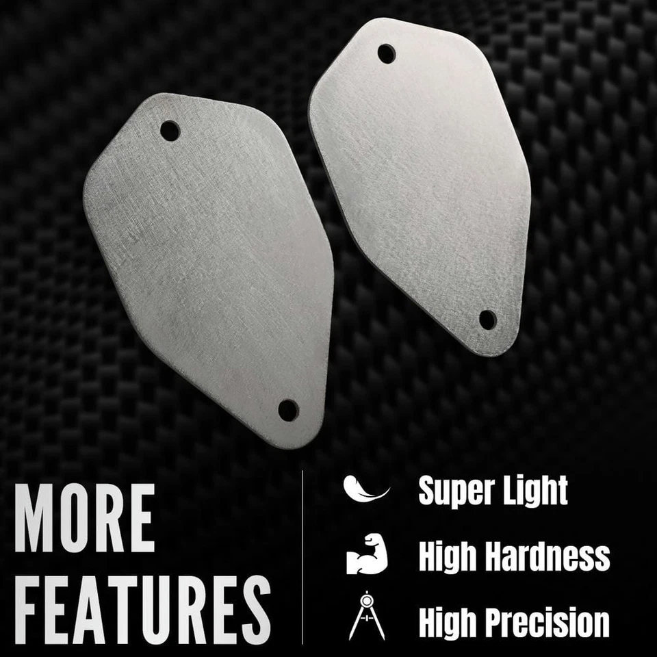 2PCS-8PCS Roof Horn Block Off Plate Kit For Peterbilt 379 389 387 378 377 387 US - Image 2 of 4