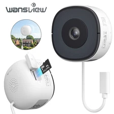 Wansview 2K 3MP Window Camera WIFI Security Camera Color Night Vision Magnetic