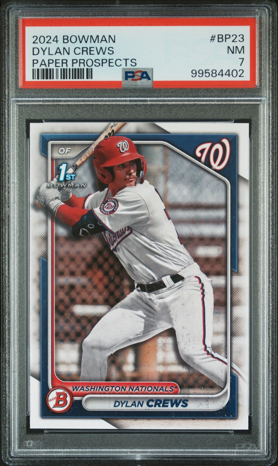 2024 Bowman Paper Prospects #bp23 Dylan Crews PSA 7