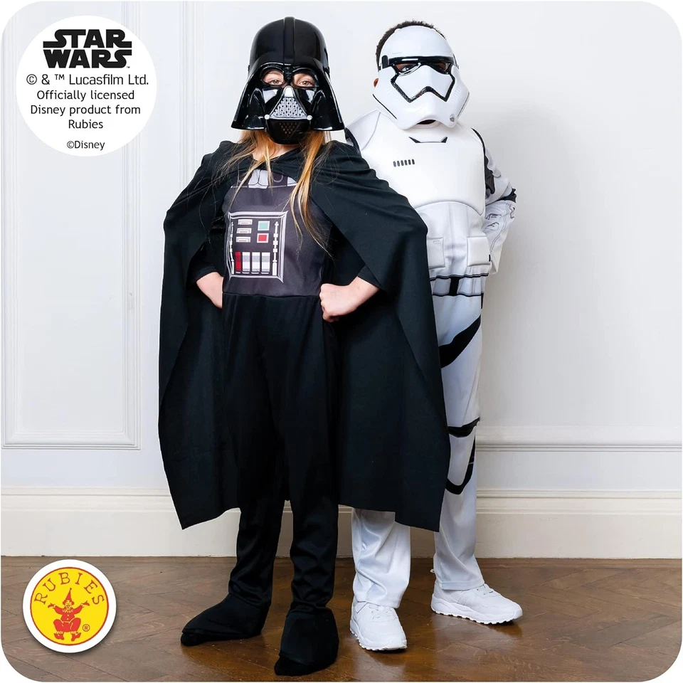 Rubie's Official Disney Star Wars Darth Vader Classic Child Costume, Kids Fancy - Image 3 of 4