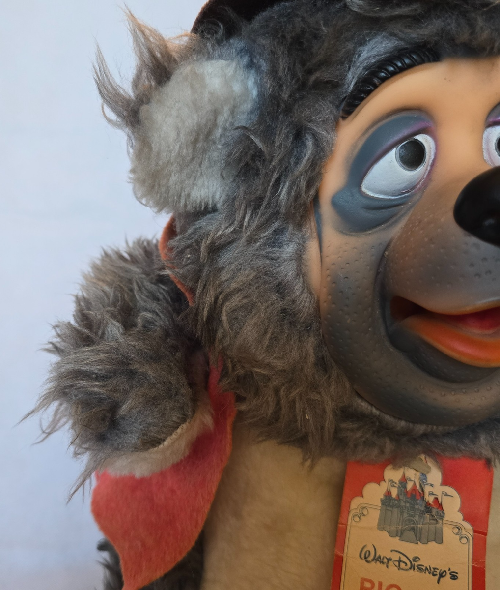 Vintage Disney Big Al Country Bear Jamboree Rubber Face Plush 15