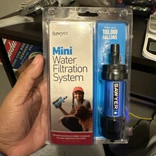 Sawyer Mini Water Filtration System Filters Up to 100,000 Gallons SP128  NEW