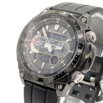 Casio IRW M300 Solar Radio Watch Inverted LCD Authentic Vintage
