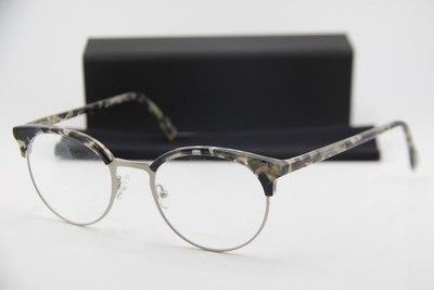 NEW ANDY WOLF 4589 COL. D GUNMETAL GREY HAVANA AUTHENTIC EYEGLASSES 51-21