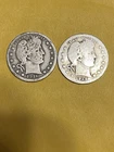 Lot of 2 Barbra Quarters 1916-1914