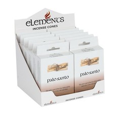 Elements Palo Santo Incense Cones 15 Cones PALO SANTO Goth