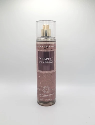Bath & Body Works Wrapped In Vanilla Fine Fragrance Body Mist Spray 8 oz New