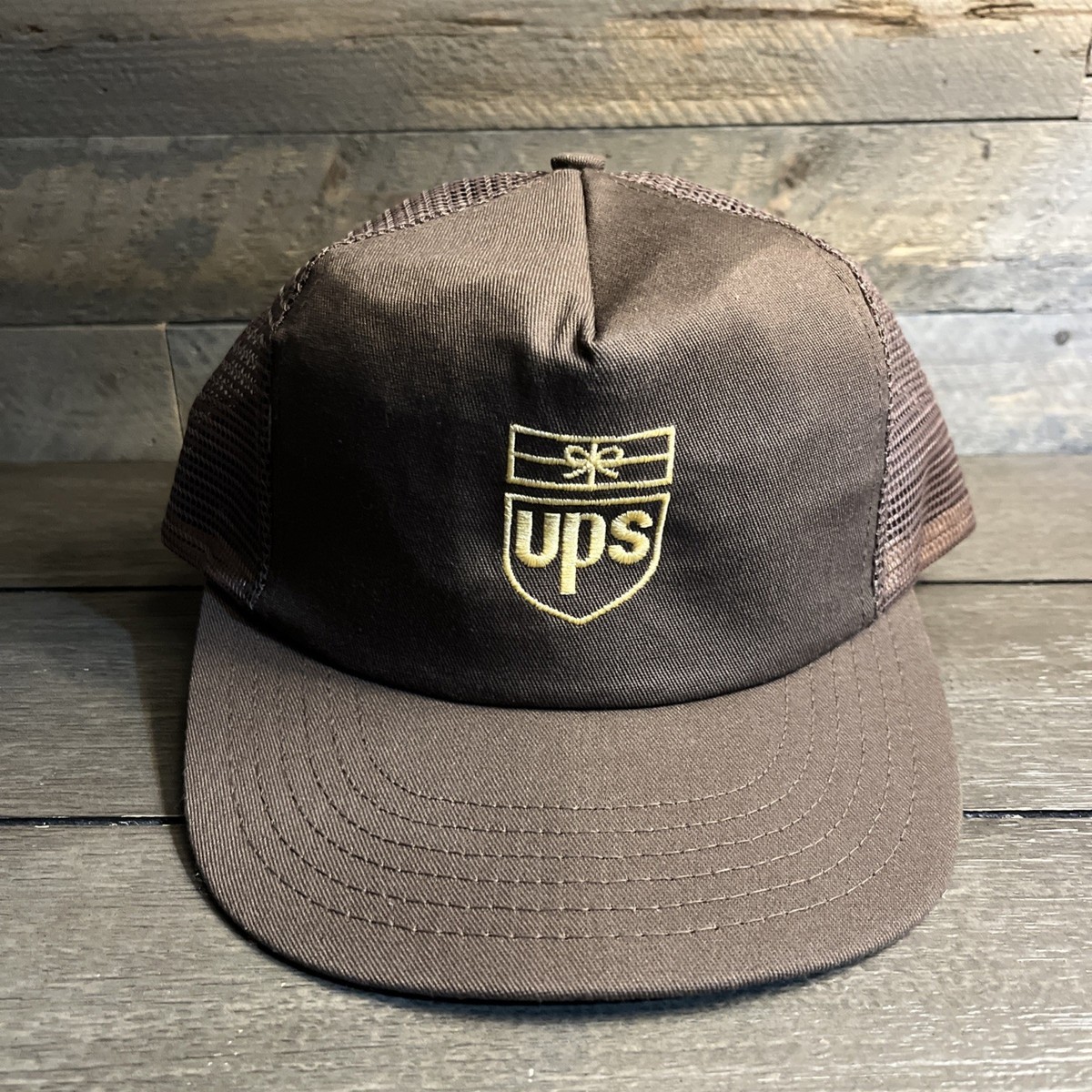 Vintage 80s 90s UPS Hat Cap Trucker Snapback Made In USA EUC | eBay