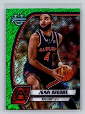 2024-25 Bowman University Chrome #98 Johni Broome Green Shimmer Refractor