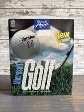 Microsoft Golf Version 2.0 PC, 1995 3.5" High Density Disk Computer Game CIB