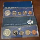 1966 & 1967 SMS SETS W/40% SILVER KENNEDY HALF DOLLARS