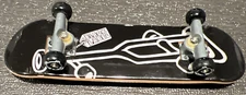 Vintage Tech Deck Black Label- Fingerboard Skateboard -96mm
