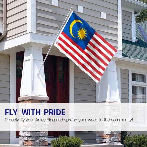 Anley Fly Breeze 3x5 Foot Malaysia Flag - Malaysia Flags Polyester - Picture 2 of 6