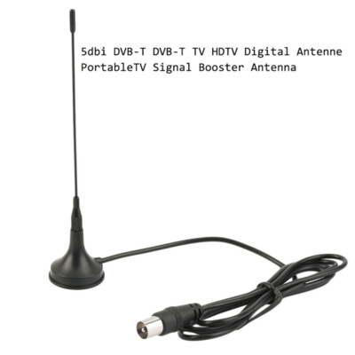Freeview HDTV Digital Indoor Signal Receive 5dBi DVB-T TV Antenna Aerial Boos*H,