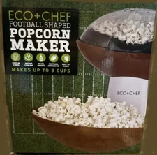 🏈 Eco+Chef Football Shaped Popcorn Maker, Party Themed 🏈