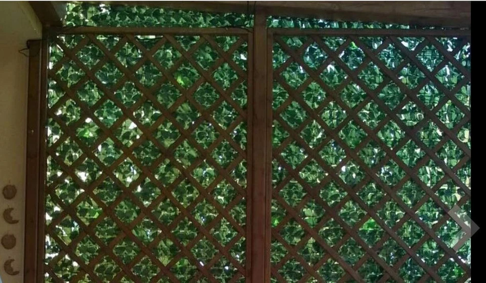 SIEPE FINTA SIEPE ARTIFICIALE FOGLIA EDERA SINTETICA ANTICADUTA MT 12X1 - Immagine 4 di 4