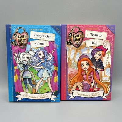 Ever After High: Fairy's Got Talent #4 & Truth or Hair #5 Hardcover Book Lot