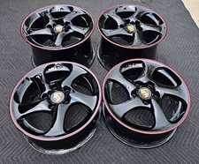 18 Oem Black Factory Porsche 911 996 Turbo Twist Hollow Turbo S X50 M418 Wheels