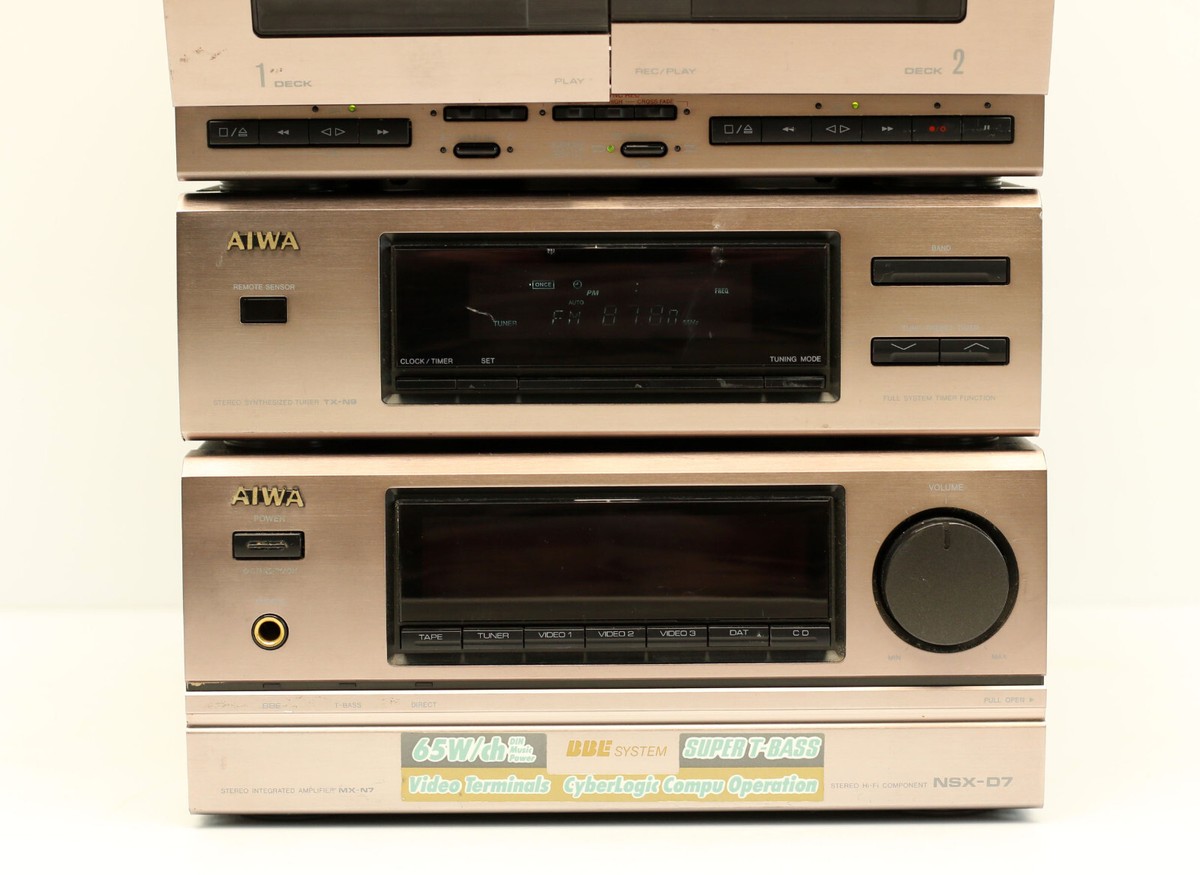 Aiwa DX-N7E + FX-WN7 + TX-N9YZ + MX-N7Z Stereoanlage | eBay