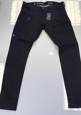 G Star Raw Super Slim Navy Blue Jeans - W31 L34