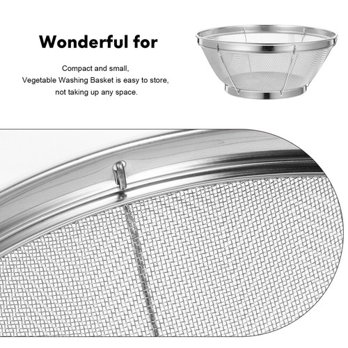 Rice Washing Sieve Fine Strainer for Liquids Convenient Colander - Picture 11 of 12