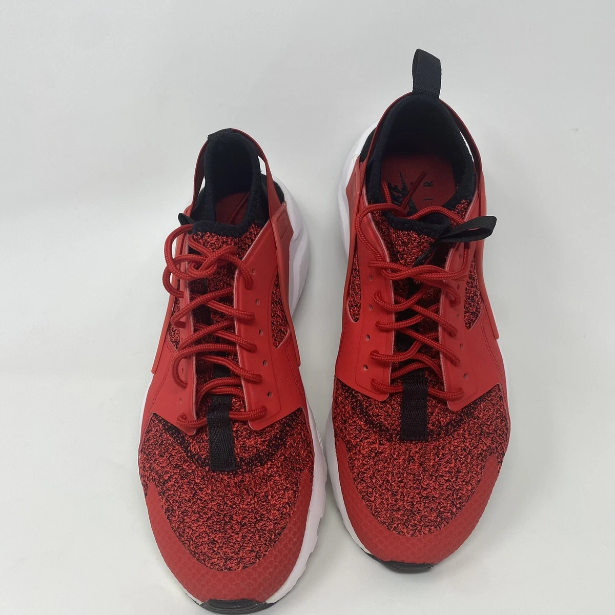 Nike Air Huarache Run Ultra SE University Red/Black-White Shoes Men&#039;s 9 ! | eBay