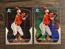 JACKSON HOLLIDAY 2023 BOWMAN CHROME MEGA BOX REFRACTOR/ BASE