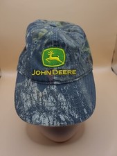 JOHN DEERE Camo Youth Hat Cap USED Great Condition