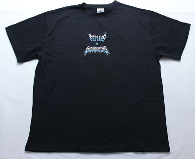 EHPlabs X Ghostbusters Unisex Adult's S/S Ecto Escape Tee WR4 Black Small 