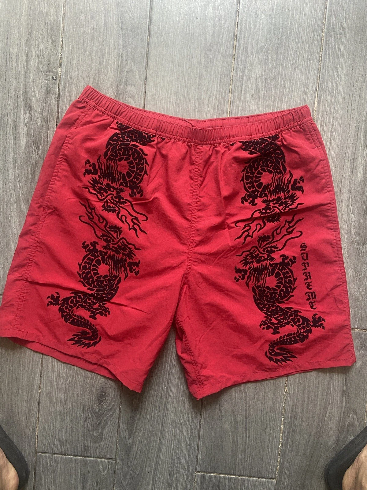 SHORT DE BAIN SUPREME FIRE DRAGON 21SS TAILLE MOYENNE ROUGE
