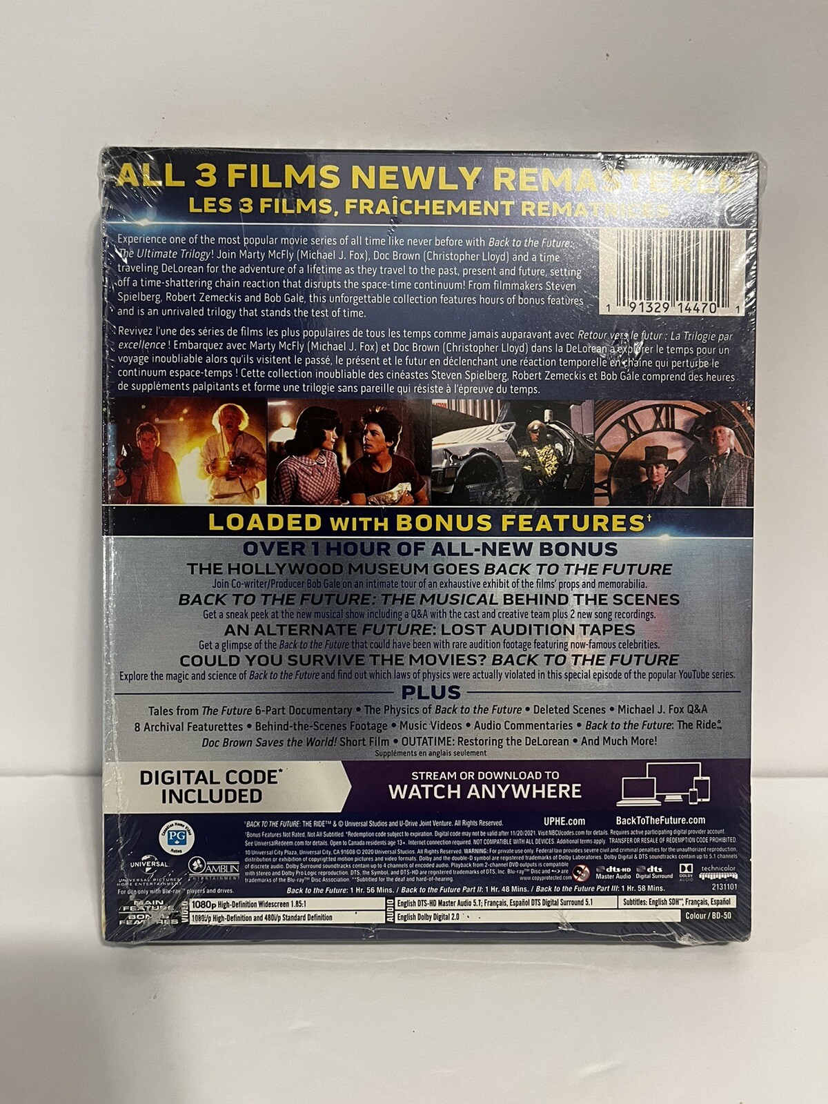 Back to the Future The Ultimate Trilogy 35th Anniversary Blu-ray Sealed New