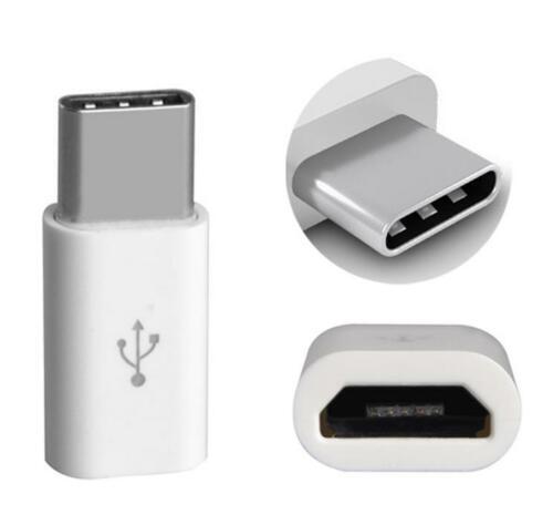 USB3.1 Type-C Male to Micro USB Female Converter USB-C Adapter Konverter weiß - Bild 4 von 4
