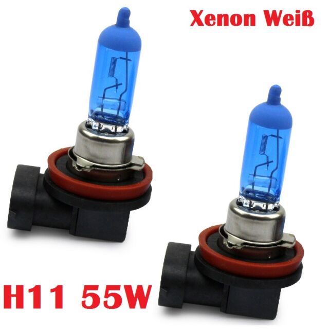 H11 55W BLUE SET XENON Optik Halogen Lampen 8500K SuperWhite Autolampen für AUDI