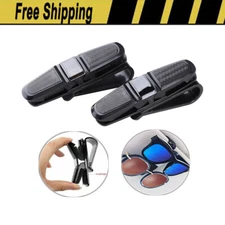 New Universal Car Sun Visor Clip - Sunglasses Glasses Card Ticket Holder 2PCS