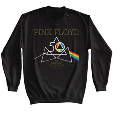 Pink Floyd Dark Side Of The Moon 50 Yrs Pullover Sweat T Shirt Psychedelic Band