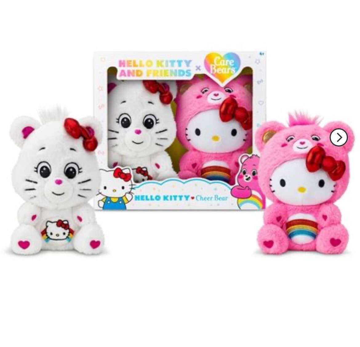 Sanrio Hello Kitty & Friends x Care Bears Collaboration Stuffed