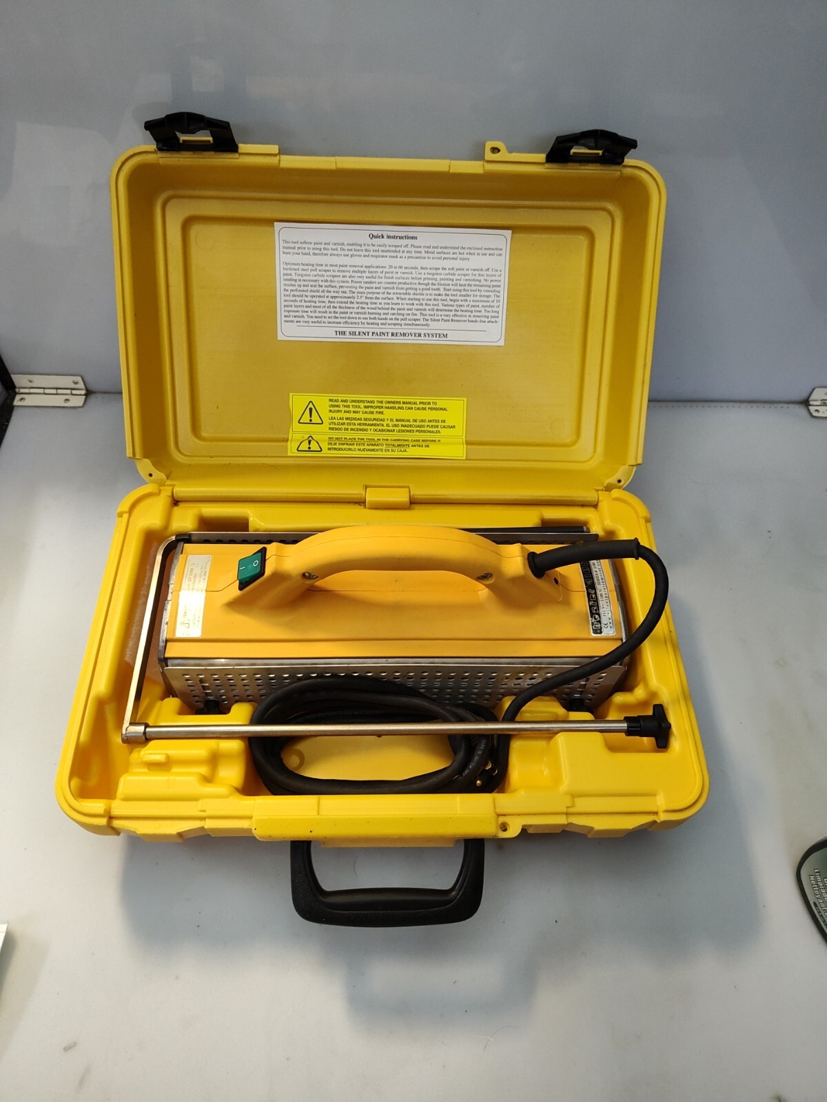 Speedheater 1100 The Silent Paint Remover Tested * Needs Bulbs, 1