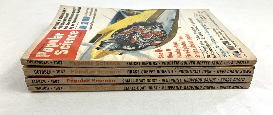 Popular Science Magazine Lot (33) 1961–1970 | DIY Tech Ads Retro | 1 No Cover - Image 4 of 4