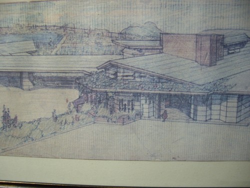 Vintage 1936 Frank Lloyd Wright Plate 80 Paul R. Hanna House Stanford, CA - Picture 4 of 6