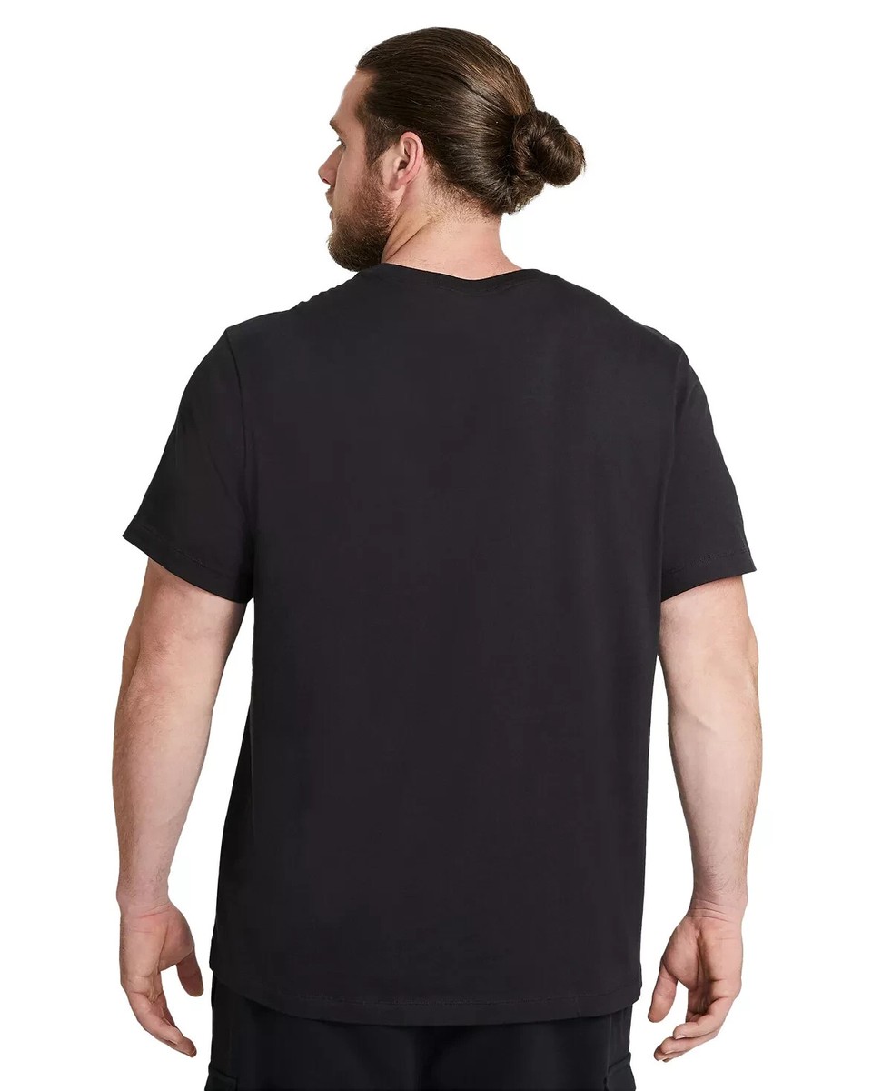 NIKE Men's Sportswear Club T-Shirt Black/ White/ Dark Grey