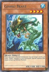 Gishki Beast - PHSW-EN095 - Rare - 1st Edition x3 - Near Mint