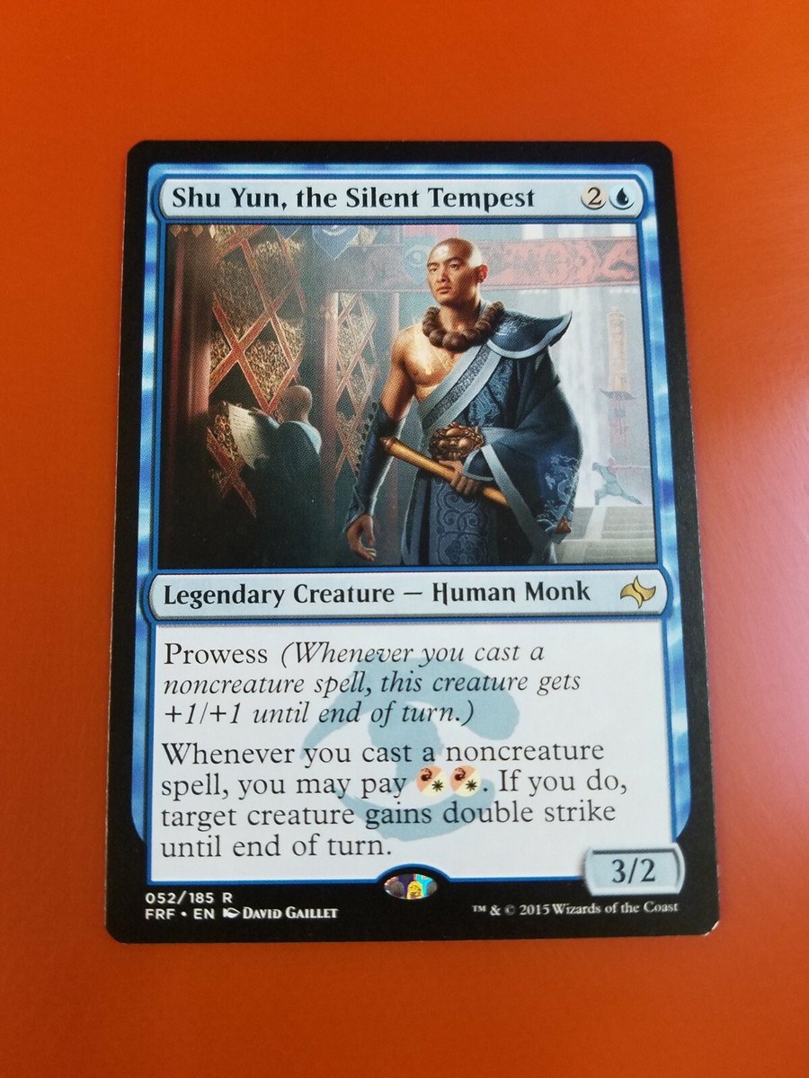 TEMPEST In the dark サノク トレカ ルー 1x Shu Yun, the Silent Tempest | Fate Reforged | MTG Magic Cards