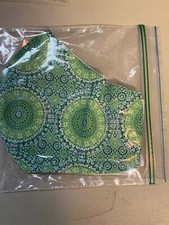 green color face mask